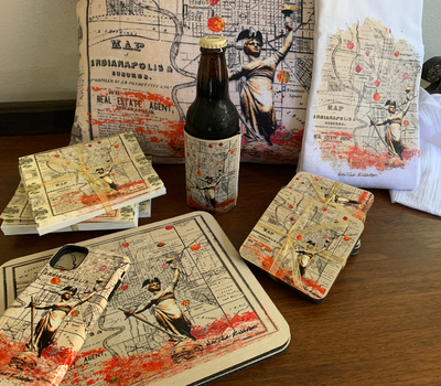 Walter Knabe Coaster Set Indianapolis