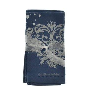 Walter Knabe Hand Printed Napkin Set Royal Garden