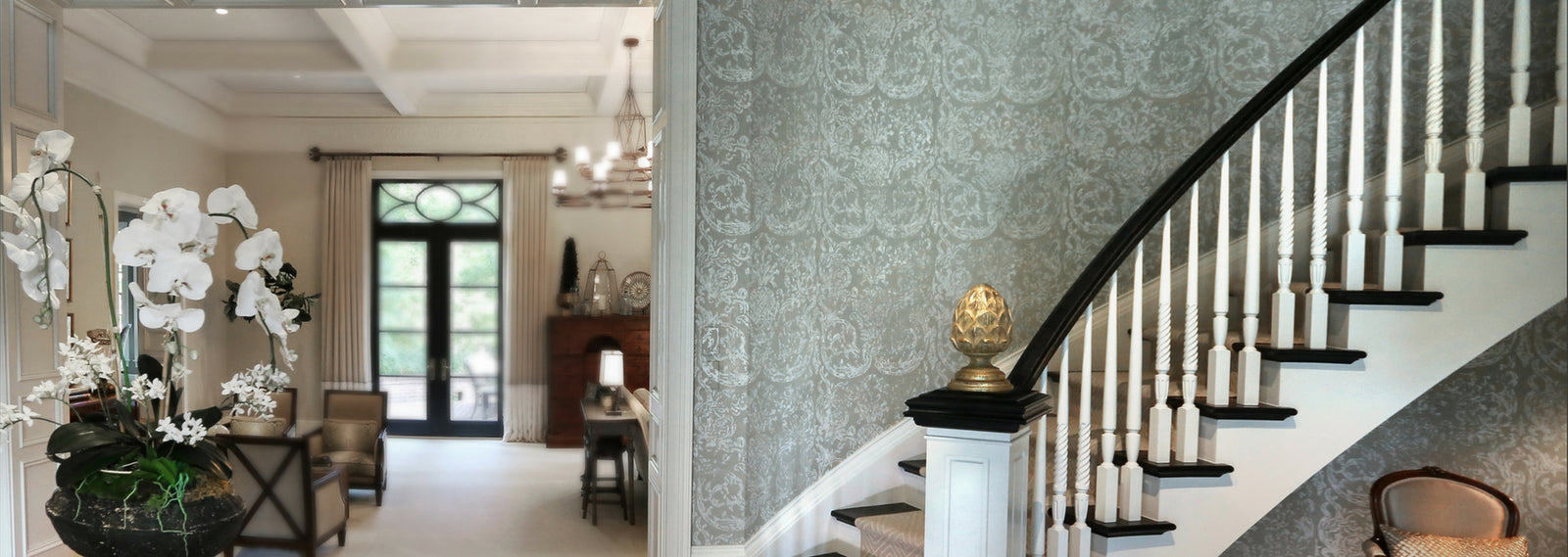 Hand Printed Wall Covering