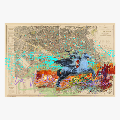 La Ville Lumiere Limited Edition Mixed Media Demo