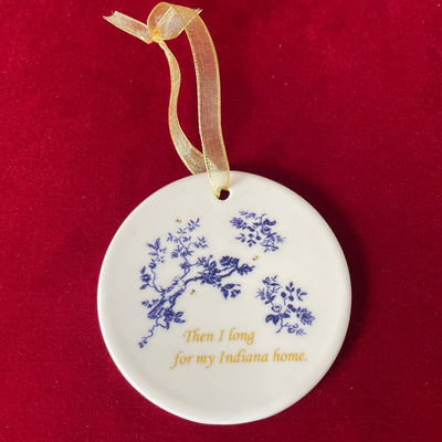 Walter Knabe Special Edition Indiana State Holiday Ornament