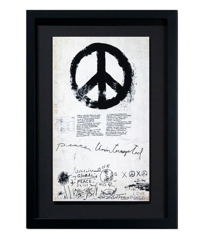 Walter Knabe Artwork  Peace Interrupted Limited Edition Mixed Media