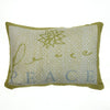 Walter Knabe Lumbar  Pillow Holiday Peace II