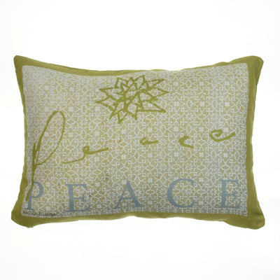 Walter Knabe Lumbar  Pillow Holiday Peace II