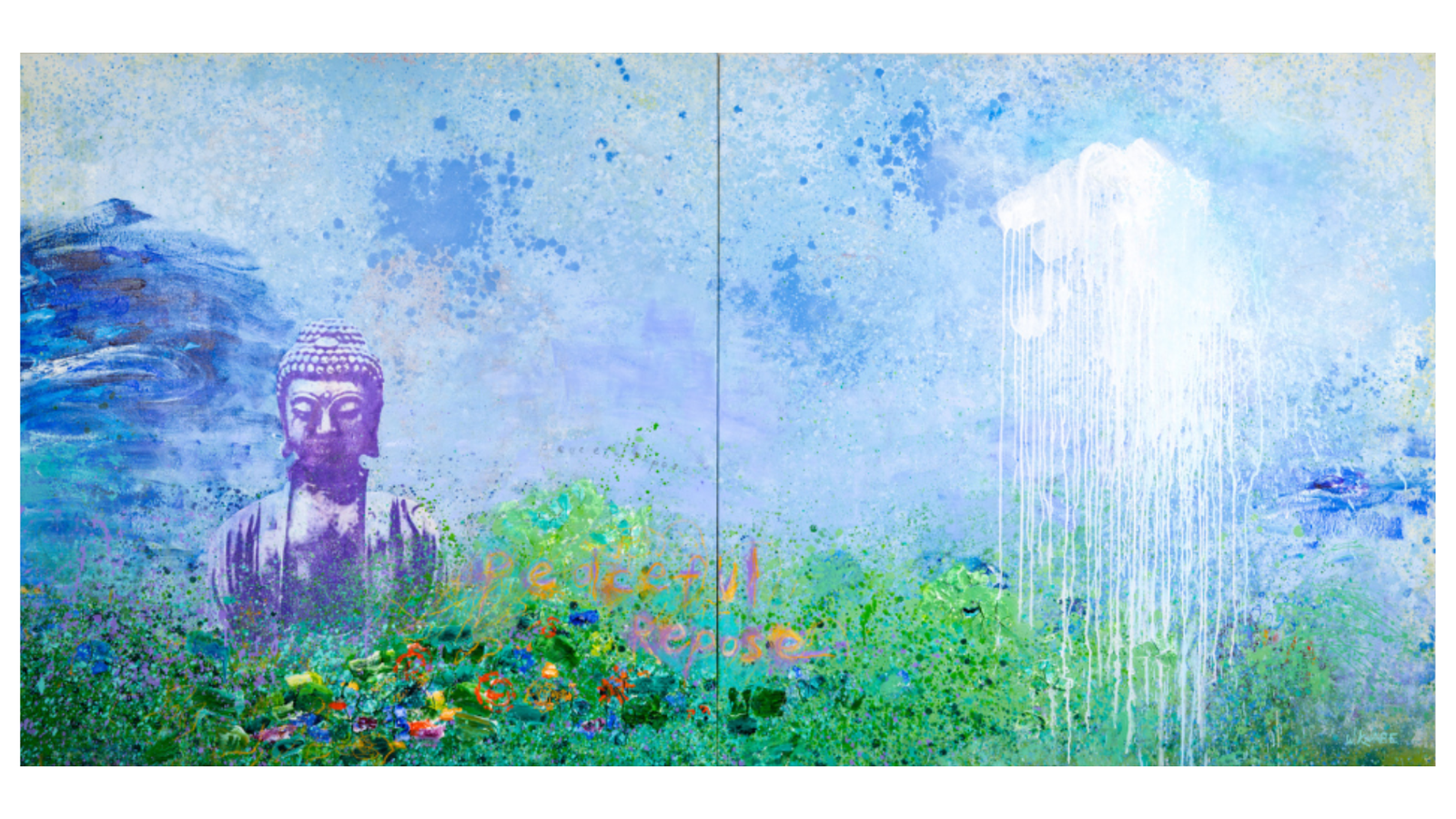 Shambala Garden Original Painting Demo