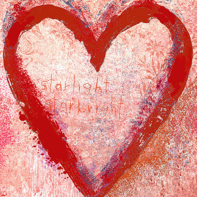 Walter Knabe Artwork Starlight Starbright  Limited Edition Mixed Media with Hand Painting