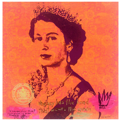 The Vibrant QE II Screenprint with Hand Painting Demo