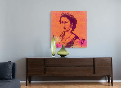 The Vibrant QE II Screenprint with Hand Painting Demo