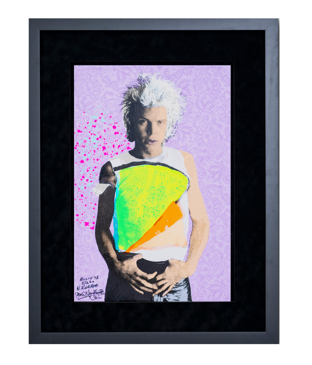 Billy Idol 78 Special Edition Screenprint - Walter Knabe Billy Idol 78 Special Edition Screenprint - Walter Knabe