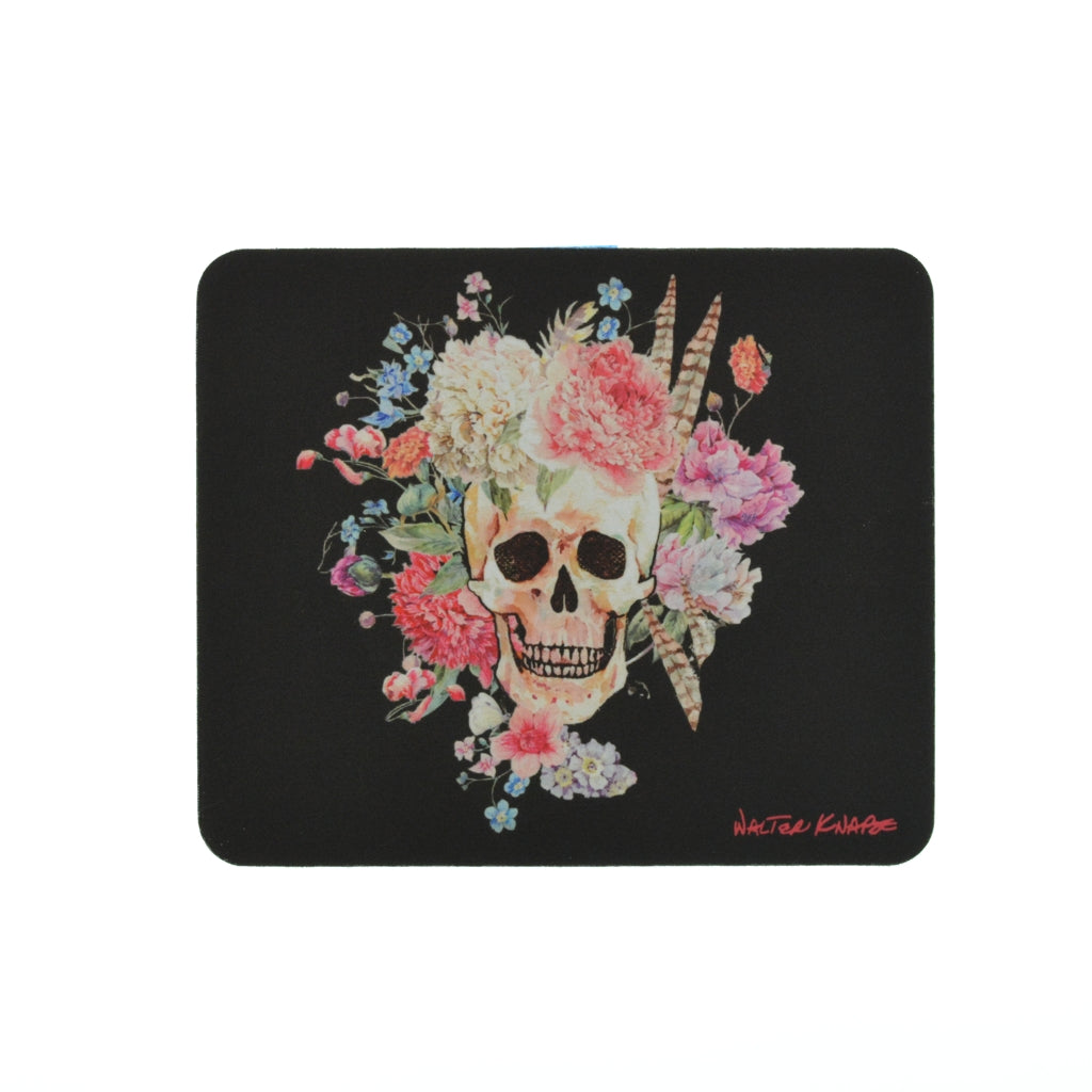 Walter Knabe Mouse Pad Skull Floral