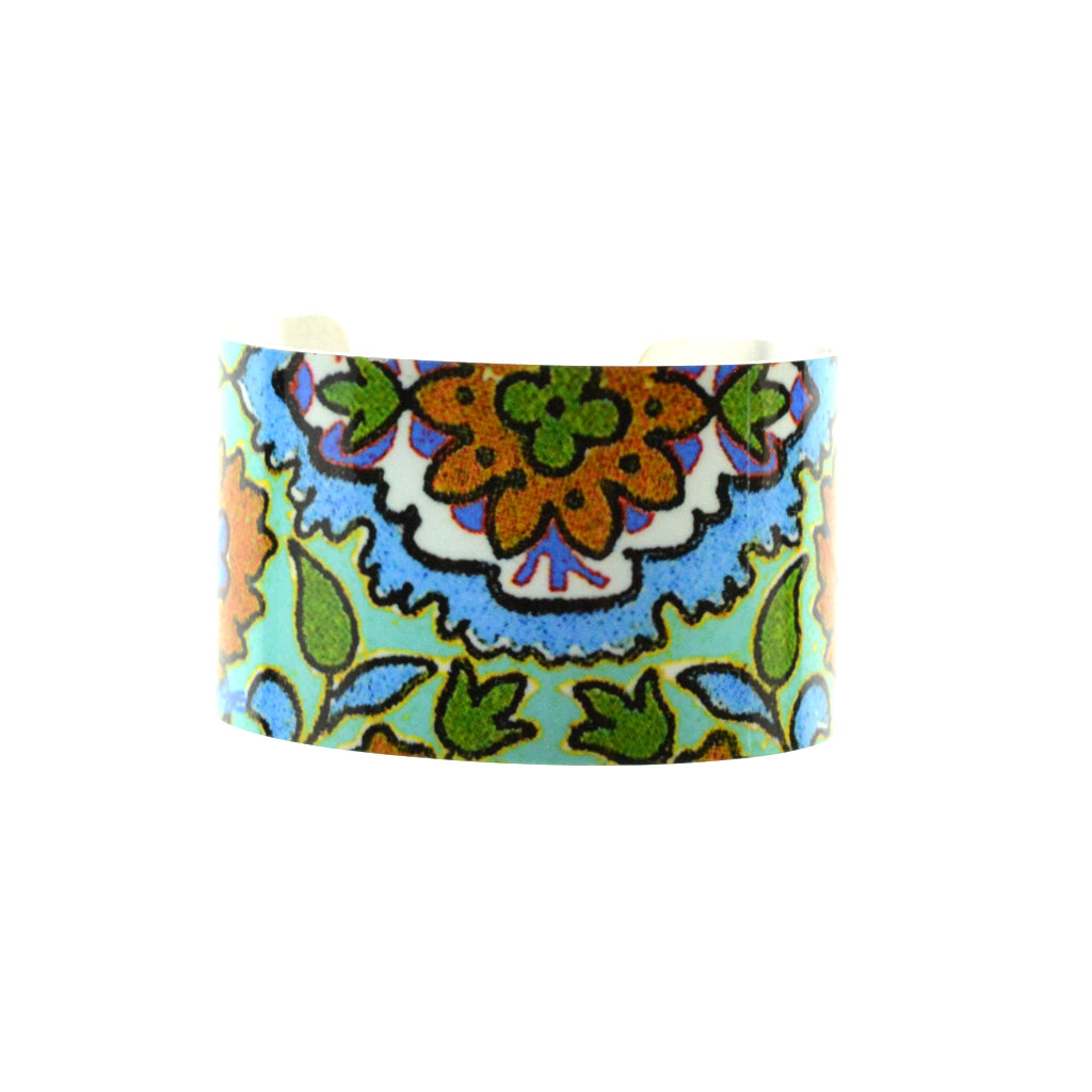 Walter Knabe Wide Cuff Bracelet Bohemian Folklore