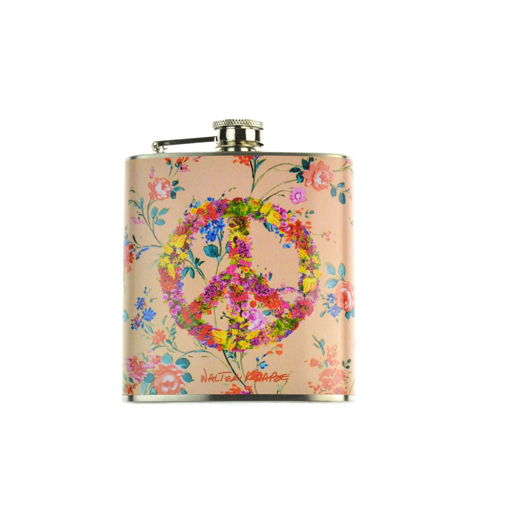 Walter Knabe Flask Floral Peace