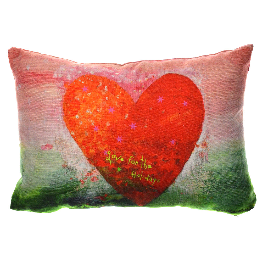 Walter Knabe Lumbar Pillow Holiday Love For The Holidays