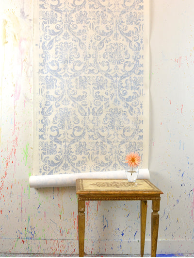 Walter Knabe Odessa - Pearl Hand Printed Wall Covering