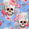 Walter Knabe Skull Floral Machine Printed Wall Covering