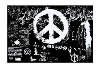 Walter Knabe Artwork Waging Peace Limited Edition Mixed Media