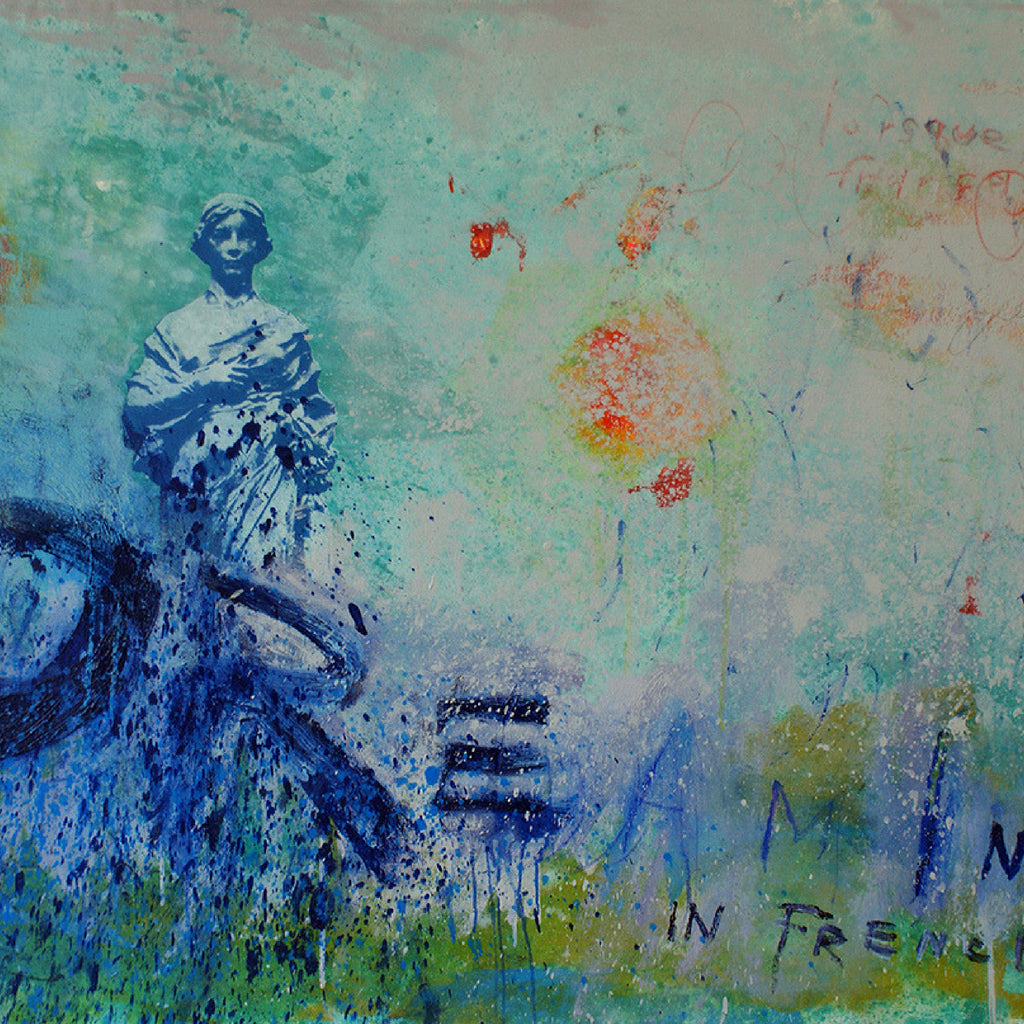 Walter Knabe Artwork Dreaming in French II Original Painting - SOLD