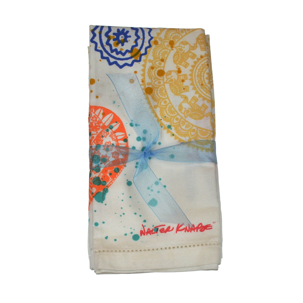 Walter Knabe Hand Printed Napkin Set Moroccan