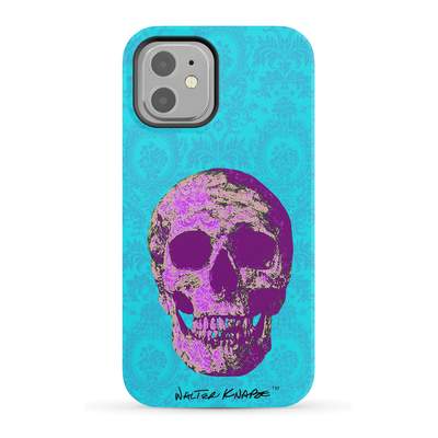 Walter Knabe iPhone Tough Case Skull Turquoise