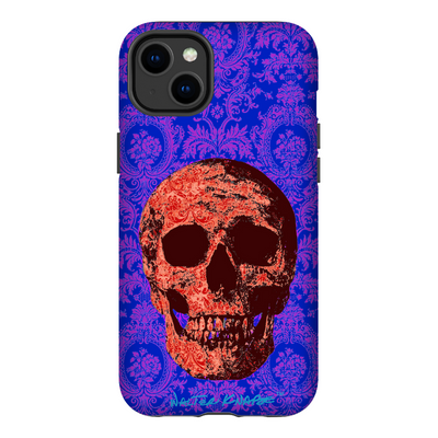 Walter Knabe iPhone Tough Case Skull Purple