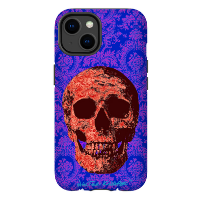 Walter Knabe iPhone Tough Case Skull Purple